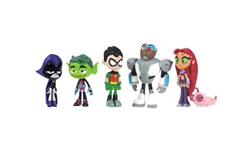 Jazwares Teen Titans Go - 6-Pack Action Figures - 5 cm