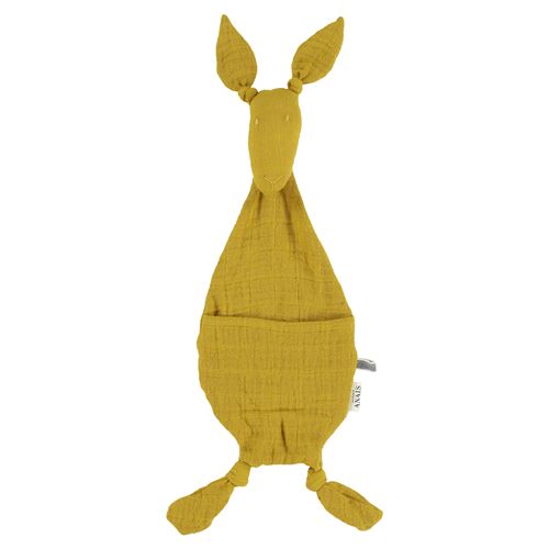 Trixie couverture câline Kangaroo Bliss Mustard 48 cm coton jaune