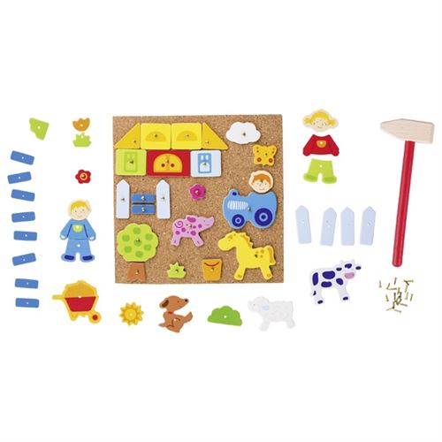 Goki - Marteau Et Sets De Clous, Ferme