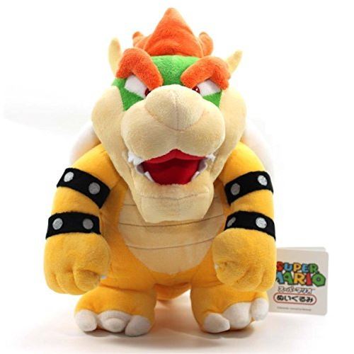 Promo Figurine électronique Bowser ou Peluche Mario 30 cm chez Intermarché