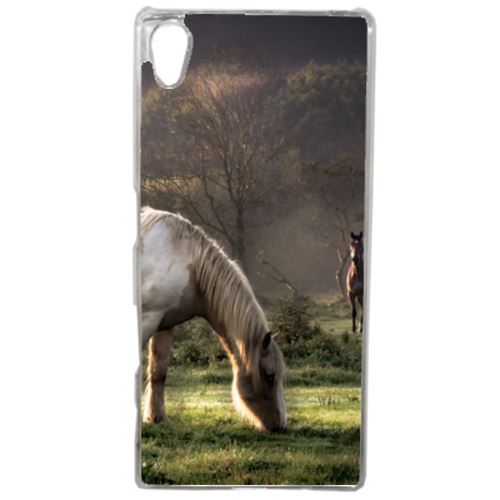 Coque Chevaux Compatible Sony Xperia Z5 Transparent