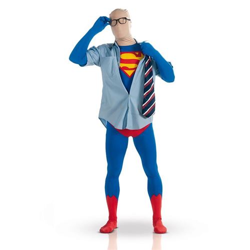 Déguisement Seconde Peau Superman  Adulte M Bleu I-880520m M - I-880520M