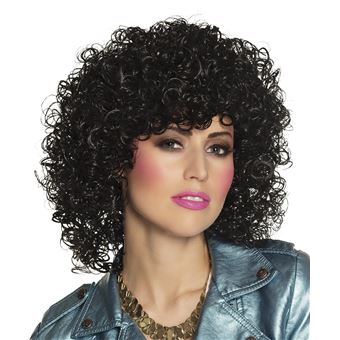 Perruque Cléopâtre Boland - Noire, épaules, Frange Et Tresses Avec Perles Dorées, Taille Unique