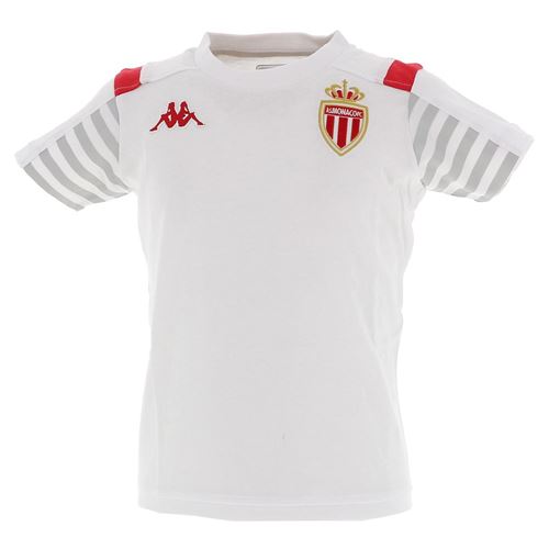 Maillot de football Kappa Monaco maillot jr blanc 2019.20 training Blanc taille : 14ans réf : 81577