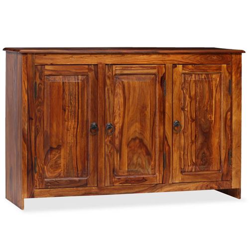 vidaXL Dressoir 115x35x75 cm massief sheeshamhout