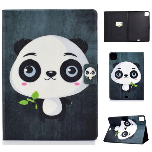 Etui en PU + TPU impression de motifs avec support panda pour votre Apple iPad Pro 11 pouces (2020)/(2018)