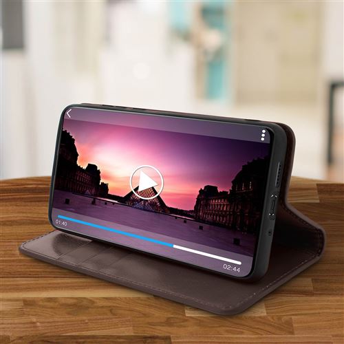 Focusor Leren Flipcase Voor Huawei P30 Pro – Portemonnee Met Kaartsleuven, Standfunctie, Magneetsluiting, Zwart