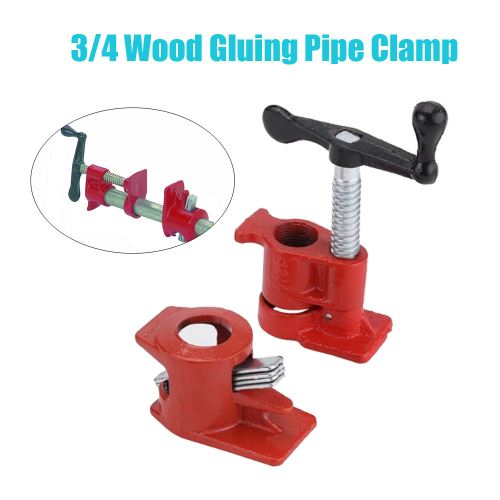 3/4 Bois Gluing Tuyau Clamp Set Heavy Duty PRO Fonte Travail du bois Fer outil