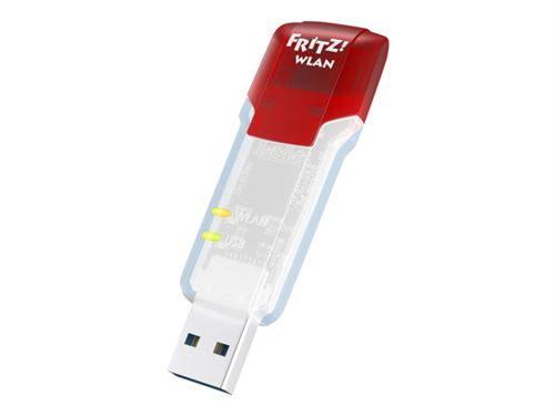 AVM Fritz ! WLAN USB Stick 860 International AC-Adaptateur Universel USB Wireless N/1200MBits AC 2,4 Ghz/5 Compatible avec Toutes Les Box