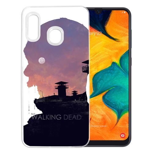 Coque pour Samsung Galaxy A20e -  Walking Dead Ombre Zombies