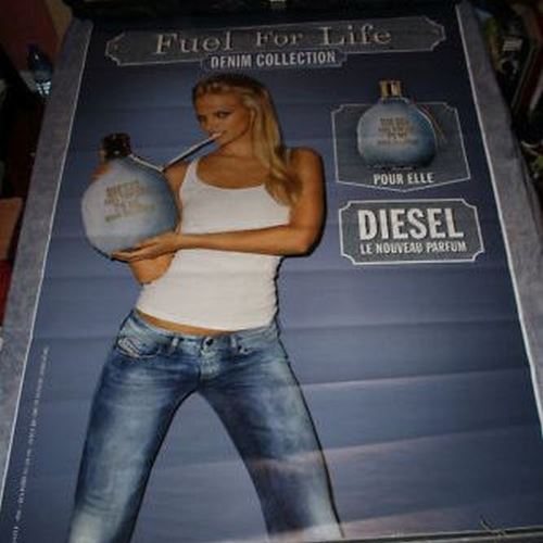 Fuel For Life - DIESEL - Denim Collection - 120x175 cm - AFFICHE / POSTER