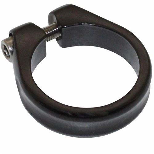 Collier serrage tige de selle chc newton alu noir mat diam. 34,9mm