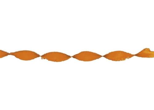 Haza Original guirlande festive papier crêpe 24 m orange
