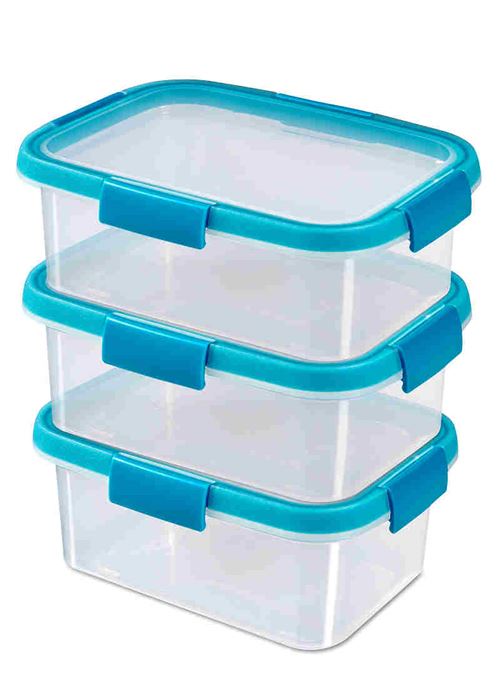 Ensemble de 3 récipients pour aliments Curver Smart Fresh, 1,2 L