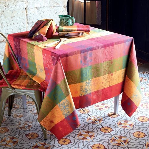 Nappe Mille Alcees Litchi 180x180 Garnier-Thiebaut