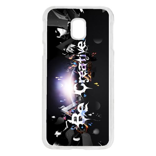 Coque Sois Créatif Art Graphique Compatible Galaxy J7 2017 Transparent