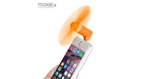 Mini Ventilateur Moxie Orange pour iPhone 5/5S/5C/SE/6/6S/6+/6S+
