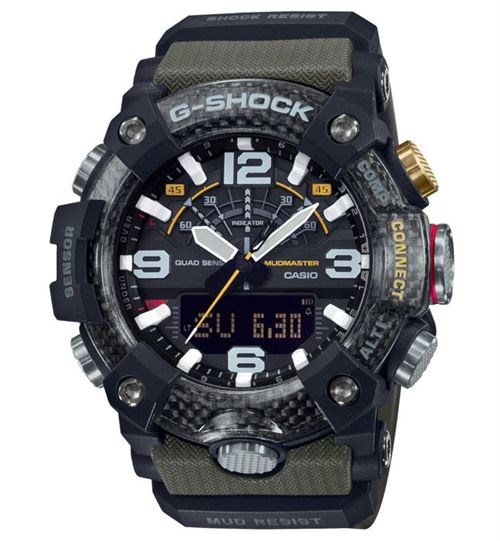Montre - Casio - G-Shock Mudmaster Gg-B100-1A3Er - Noir - Résine - Multifonctionnelle