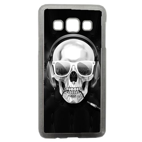 Coque Tete De Mort Swag Casque De Musique Compatible Samsung Galaxy A3 Transparent