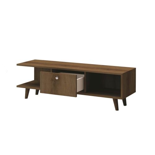 Meuble TV rustique Décoration - 135 x 40 cm - Marron