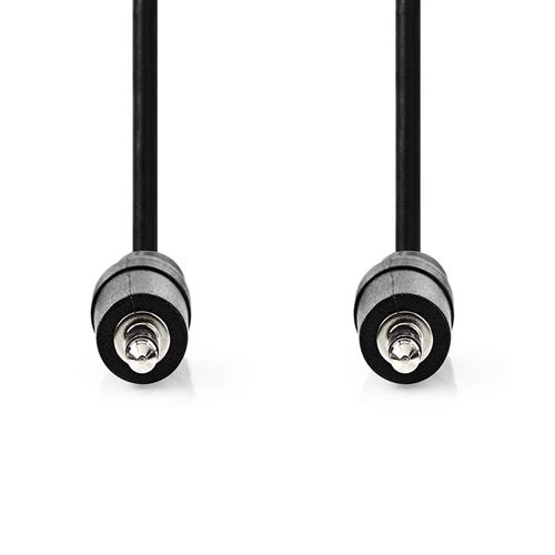 Câble Audio Stéréo | 3,5 mm Mâle - 3,5 mm Mâle | 5,0 m | Noir
