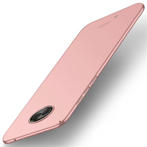 Coque shield matte ultra thin or rose dur pour Motorola Moto G6