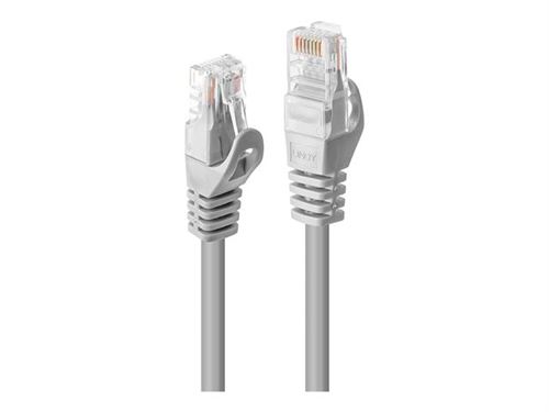 Lindy - Verbindingskabel - RJ-45 (M) naar RJ-45 (M) - 2 m - UTP - CAT 5e - grijs (pak van 50)