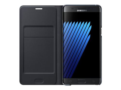 Coque Smartphone Samsung Etui Led View Cover Noir Pour Samsung Galaxy Note 7