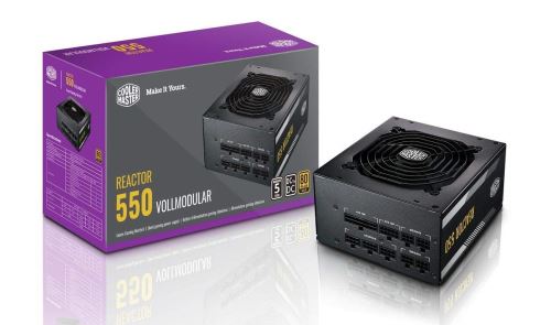 Cooler Master Reactor Gold 550 Alimentation PC Noir 2 x PCIe Gestion des câbles
