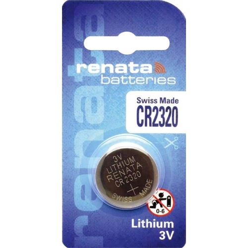 Blister de 1 Pile bouton lithium CR2320 3V 150 mAh