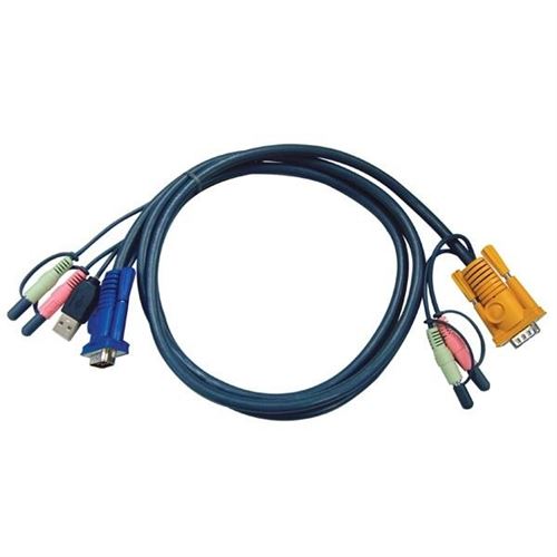 ATEN 2L-5303U - câble clavier/vidéo/souris/audio - 3 m