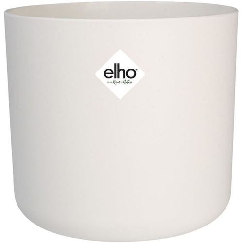 Elho Blanc Pot De Fleurs Plastique Leaf Green Ø 30