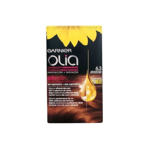 Teinture sans ammoniaque Olia Garnier Blond foncé doré