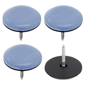 24PCS Clous Patins de Meuble Patin Chaise a Clouer Meubles Feutre Chaise  Protecteurs pour Chaises de Meuble Protecteurs de Pieds de Table (28 mm)