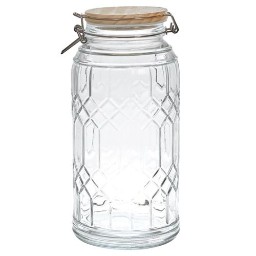 Paris Prix Bocal De Conservation Bambou 2,7L Transparent - Image 2