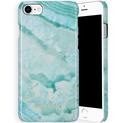 Coque pour iPhone SE (2020) / 8 / 7,iPhone 6/6s Selencia Turquoise/Turquoise