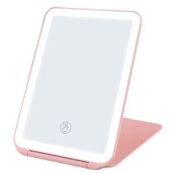 Miroir De Maquillage LED Avec écran Tactile Lumineux – Parfait Pour Ton Routine Beauté Et Soins Visage