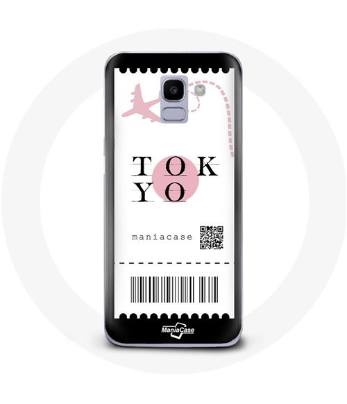 Coque pour Samsung Galaxy A8 2018 Billet d'avion tokyo Japon Maniacase
