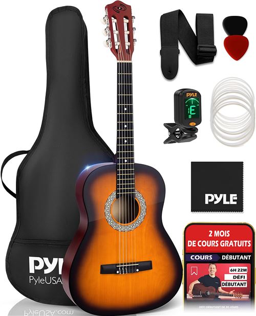 Guitare Acoustique Classique de 91.4 cm - Pyle -Idéal pour les débutants