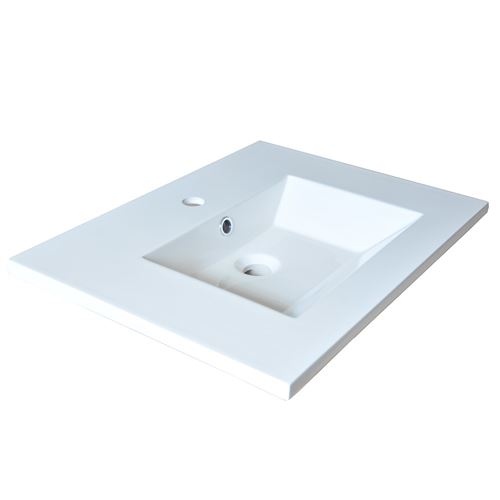 Plan de toilette GLAM 60cm / Blanc