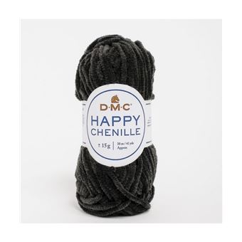 Fil spécial Amigurumi HAPPY CHENILLE 15 gr - Dmc(...) - 22 Noir - 1