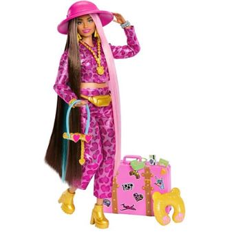 Barbie - Barbie Extra Cool - Poupée voyage en tenue safari - 1