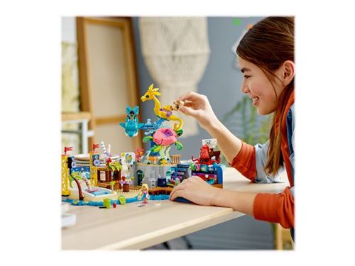 LEGO Friends 41737 - Le Parc d'Attractions à la Plage, Jouet de  Construction Avancée, avec Manège et Machine à Vagues et Figurines Dauphin,  Tortue, Hippocampe pas cher 