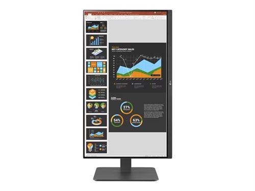 Lg 27Br550Y-C - Écran Led - 27" - 1920 X 1080 Full Hd (1080P) @ 75 Hz - Ips - 250 Cd/M² - 1000:1 - 5 Ms - Hdmi, Dvi, Displayport - Haut-Parleurs - Charbon