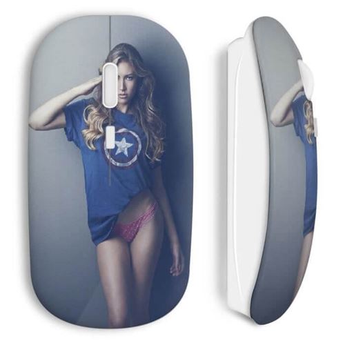 MANIACASE Souris Sans Fil Sexy Girl Captain America 