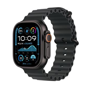 Apple Watch Ultra 2 OLED 49 mm Numérique 410 x 502 pixels Écran tactile 4G Noir Wifi GPS (satellite) - 1