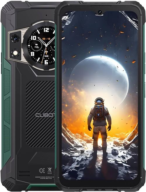 CUBOT ACE2 Smartphone 6.56 16Go+128Go 5100mAh Android 14 téléphone Dual SIM 4G- Vert