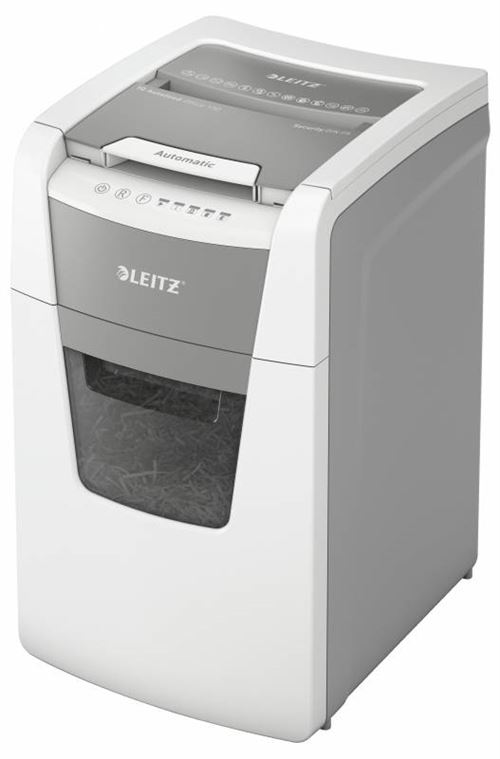 Leitz IQ Autofeed Office 150 Destructeur de documents micro-découpage 2 x 15 mm 44 l Nombre de pages (max.): 150 Niveau de sécurité 5 Détruit également les