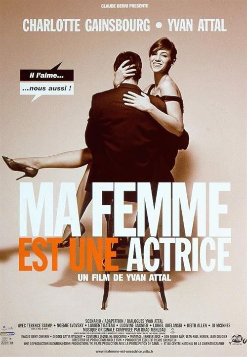 Affiche de Cinéma Originale - Ma Femme est une Actrice - Charlotte Gainsbourg - 40x60cm