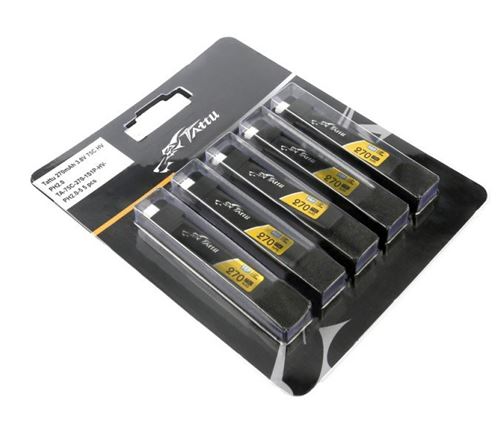 Tattu Accu Lipo 270mah 3.8v 1s 75c X5